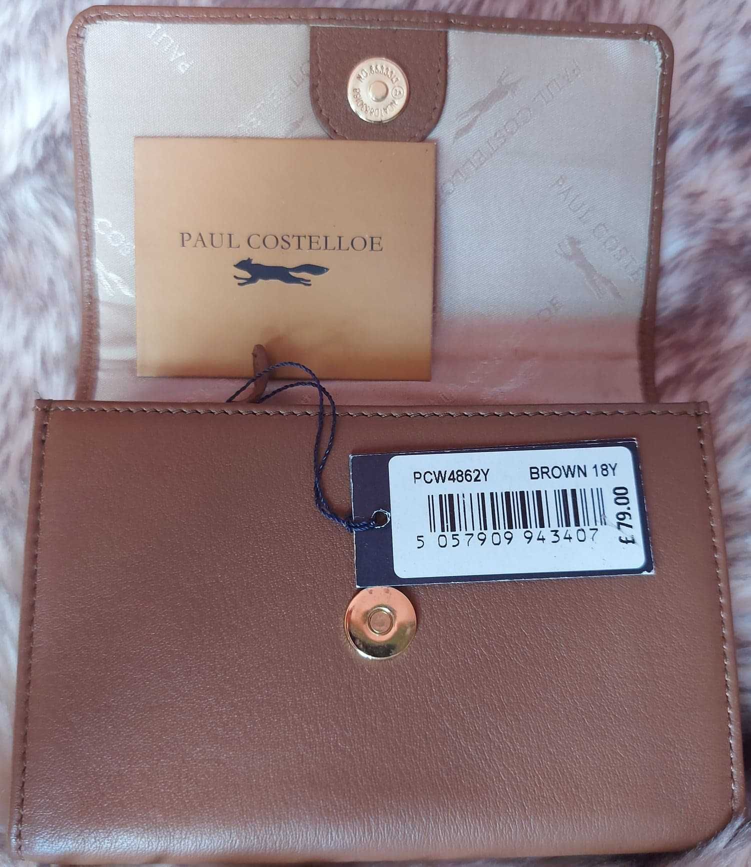 Paul Costelloe Skórzany portfel - Nowy