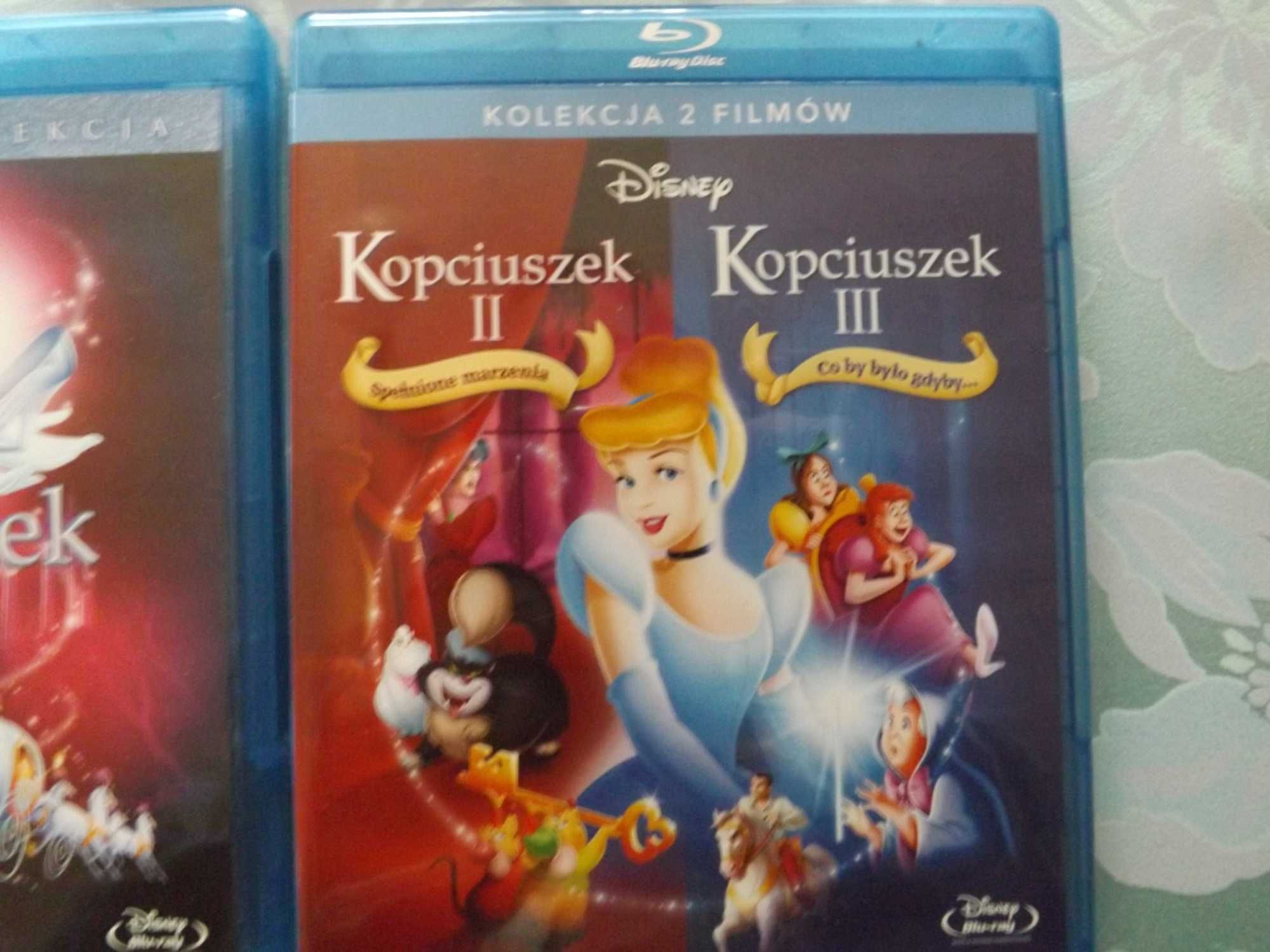 Kopciuszek  3 płyty blu ray trylogia film bajka