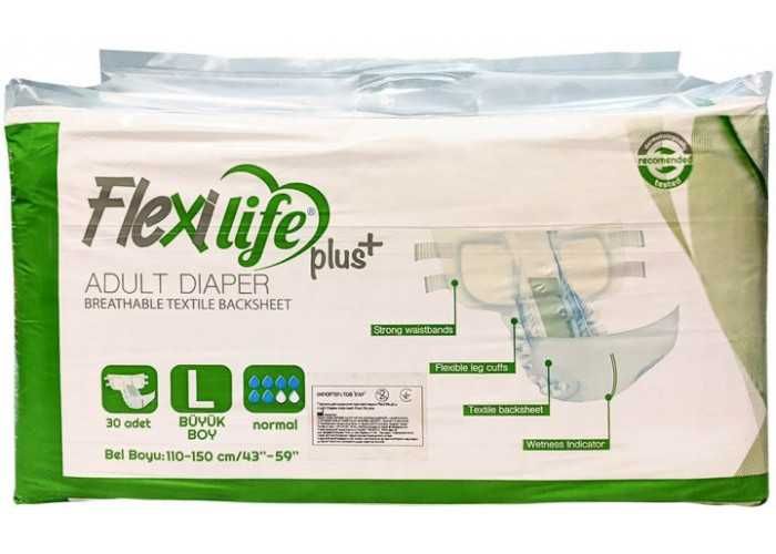 Памперсы для взрослых  Flexi life plus L 30 шт.