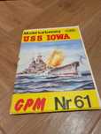 Model kartonowy GPM Nr 61 USS IOWA 1:300