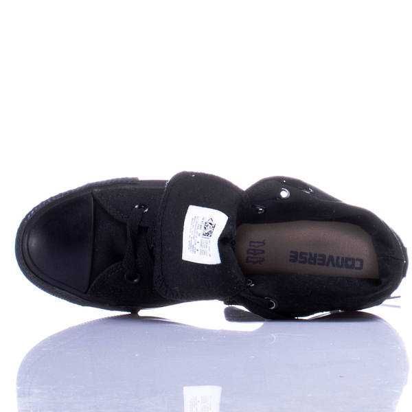 Кеди Converse All Star Black Monochrome (Чорні високі)