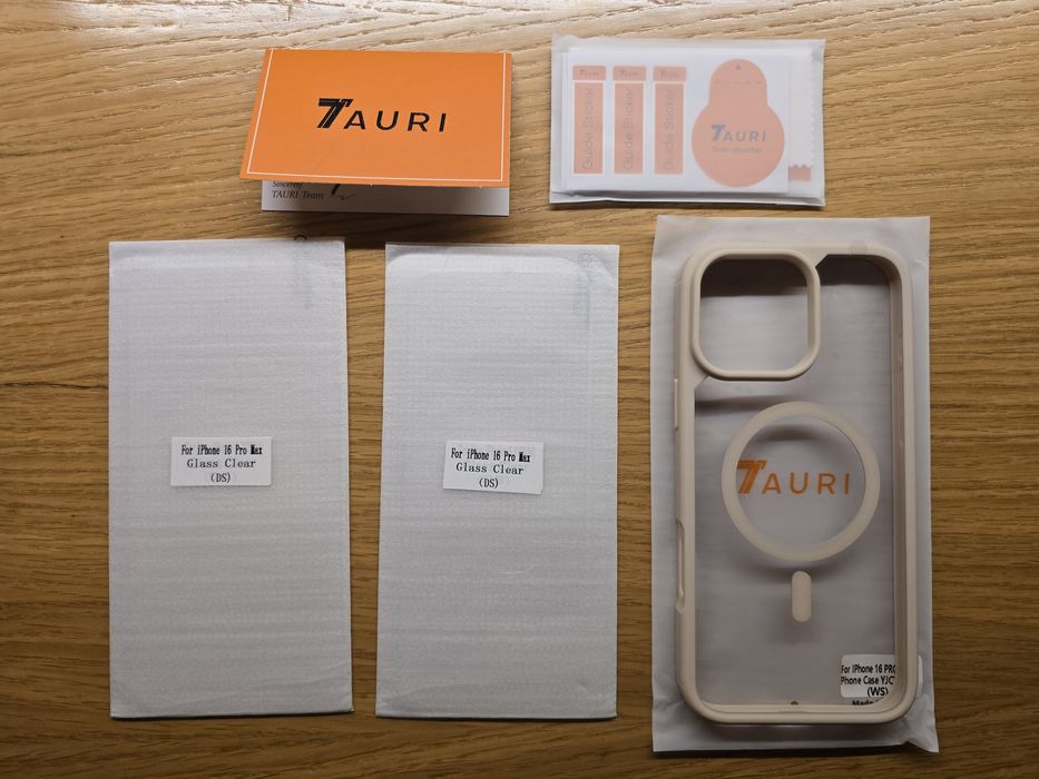 Capa + 2 Protectores de ecrã IPHONE 16Pro max