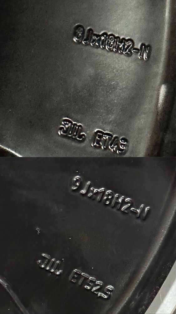 Диски R18 різноширокі 5х112/8J/9J/ET43/ET52,5/ Mercedes  VW ID4 ID5