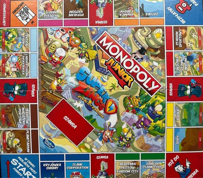 Gra planszowa Monopoly Junior Super Zings