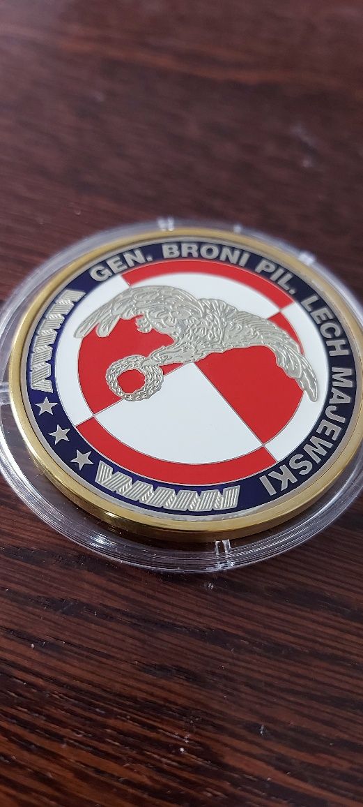 Coin gen.broni pil. Lech Majewski