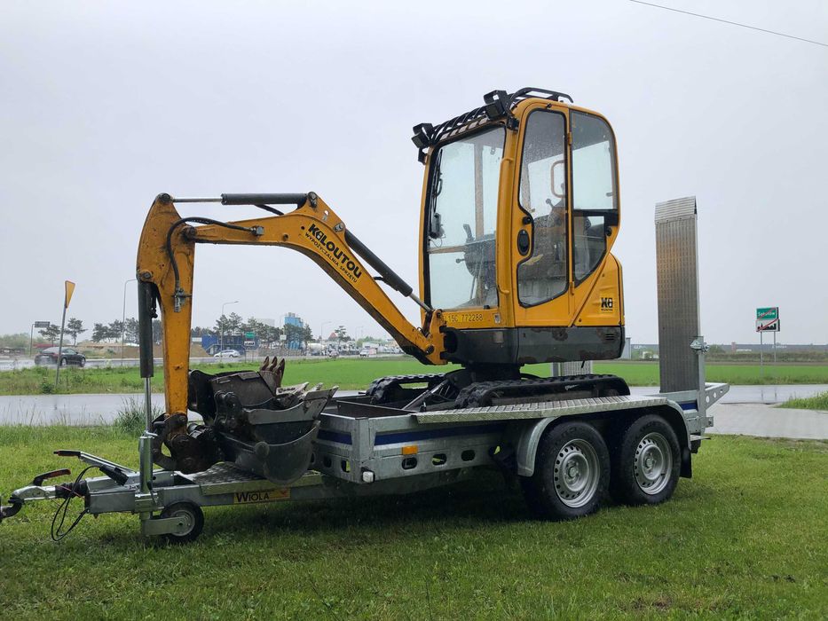 Minikoparka bez operatora 930kg lub 1,5t   190 zł