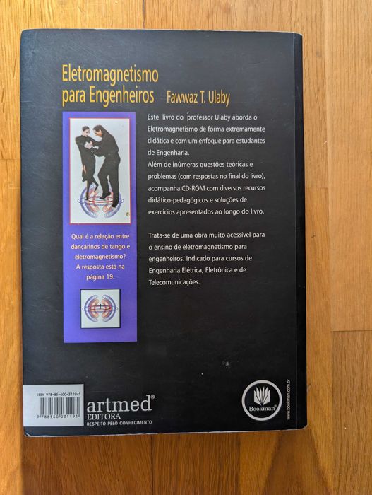 Livro técnico "Eletromagnetismo para Engenheiros"
