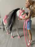 Zabawka koń grający dla lalek Barbie