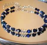 Bransoletka z kamienia lapis lazuli