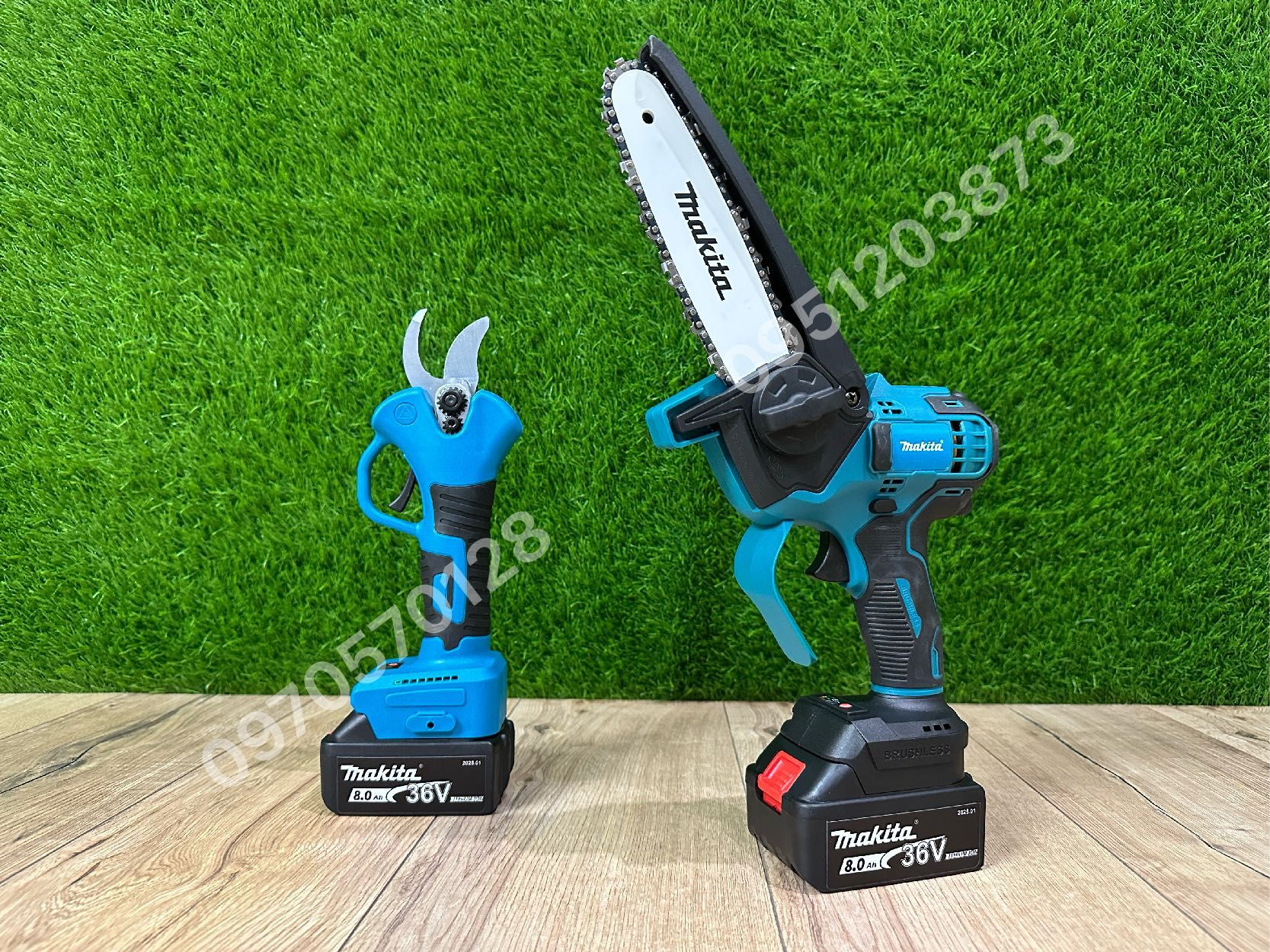 Набор садовый 2/1 Makita Секатор DMT80BL + Мини пилка DUC325BL 36V 8Ah