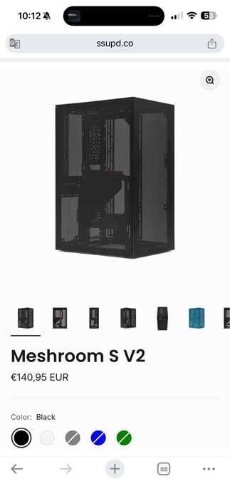 SSUPD Meshlicious Mini ITX — Caixa Compacta Premium