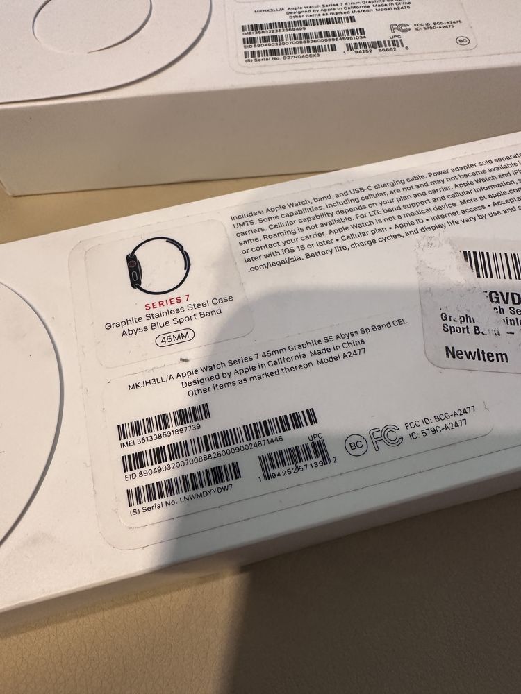 Apple watch series 7 Stainless Steel 41 mm / 45 mm.  MKHK3 / MKJH3