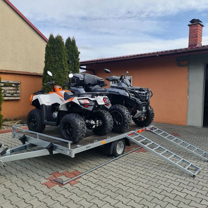 TEMARED Quad 2  Mocno doinwestowana przyczepa do przewozu 2 Quadów / 3 Motocykli
