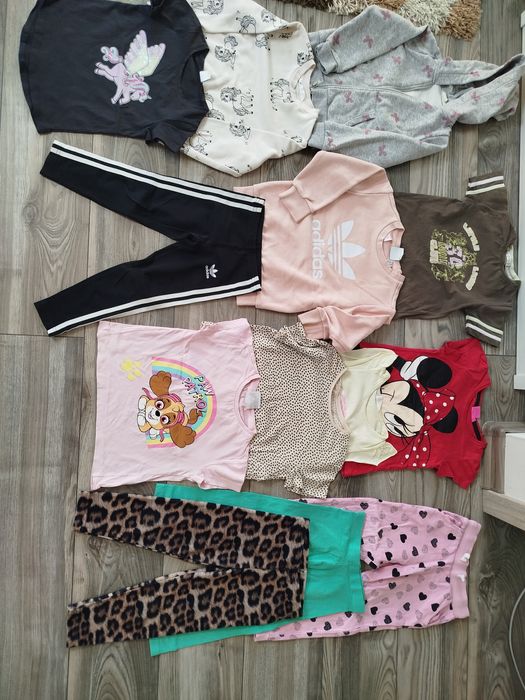 Zestaw ciuszków 98-104w bardzo dobrym stanie