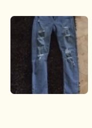 Spodnie danskie jeans dziury XL