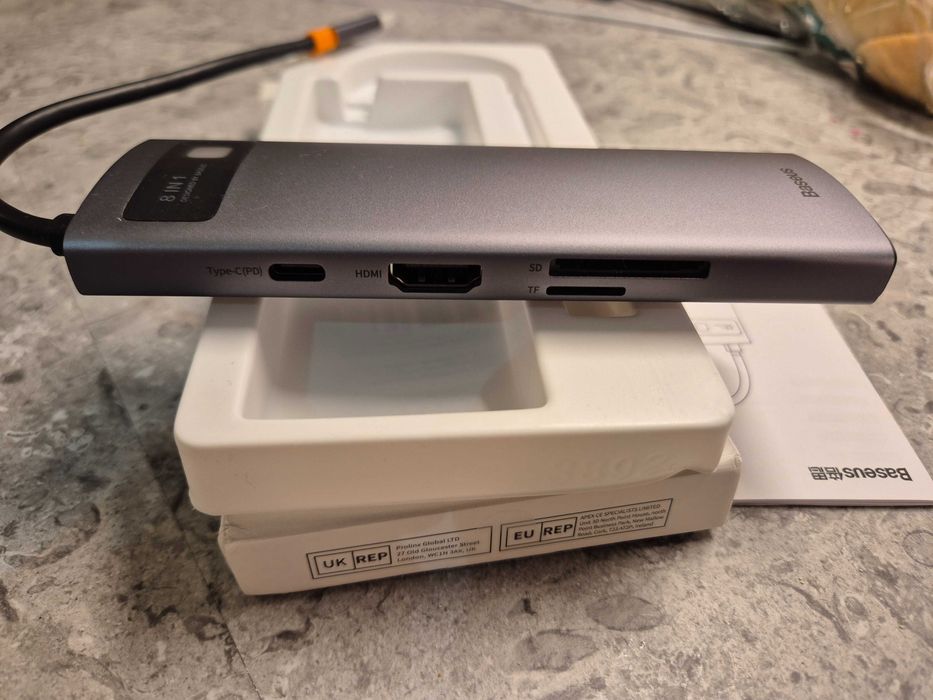 Baseus Metal Gleam Series 8-in-1 HUB USB-C