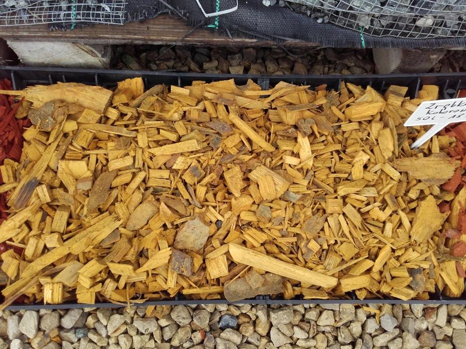 Zrębki kolorowe 40 worków po 50 litrów z wysyłką w całej Polsce