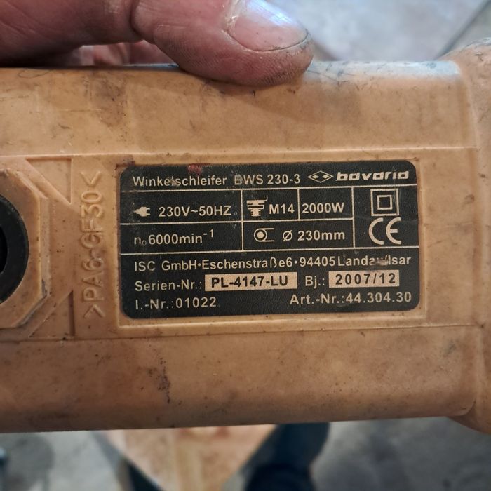 Болгарка Einhell BWS230-3