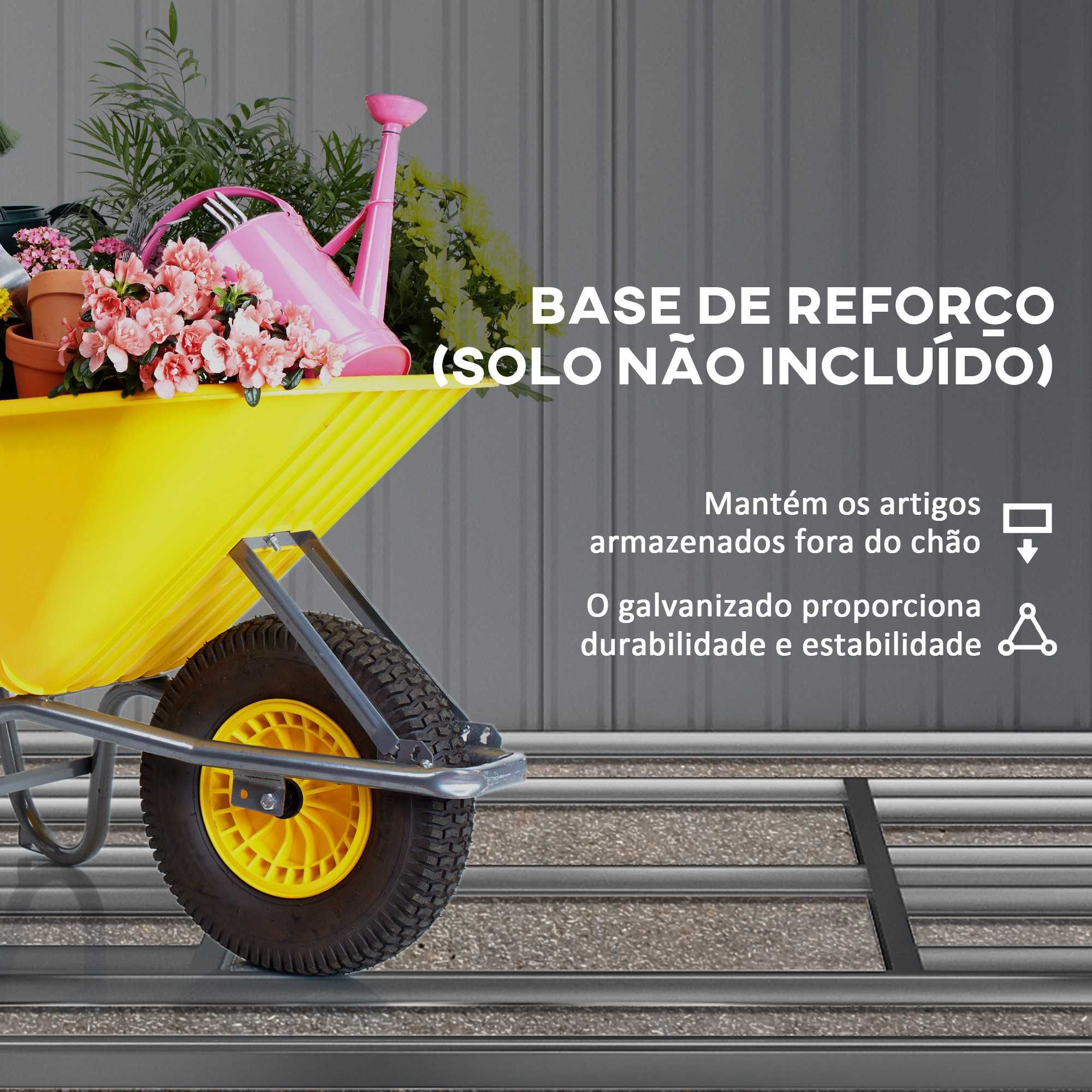 Abrigo Jardim Metal 340x386x200 cm Novo