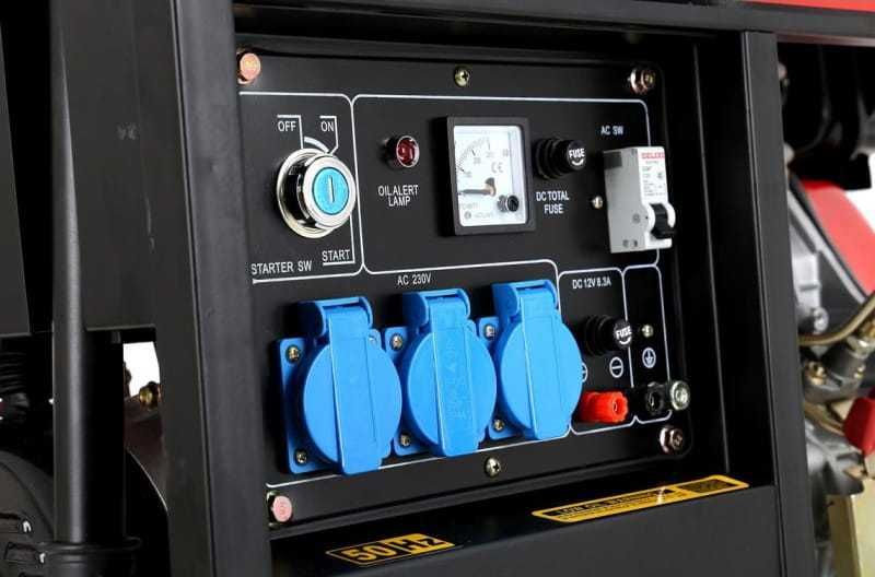 KRAFT&DELE Agregat Prądotwórczy Generator Diesel 6500w AVR KD122