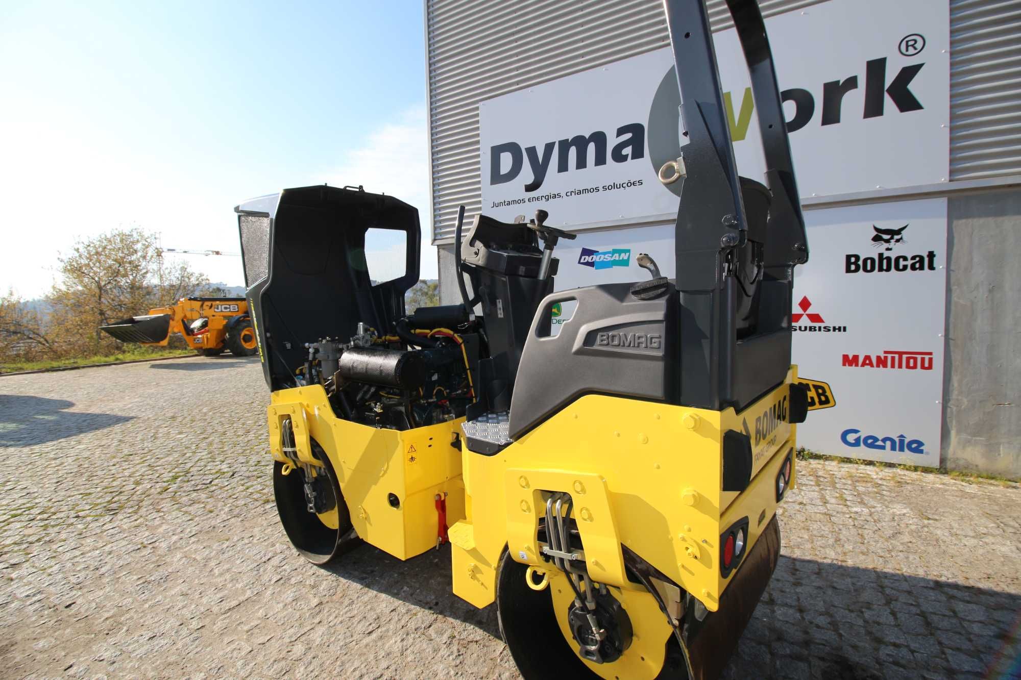 Cilindro Bomag 100 AD W 5  novo para terra e asfalto 2.5 toneladas