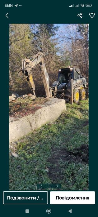 Навісне обладнання для навантажувача