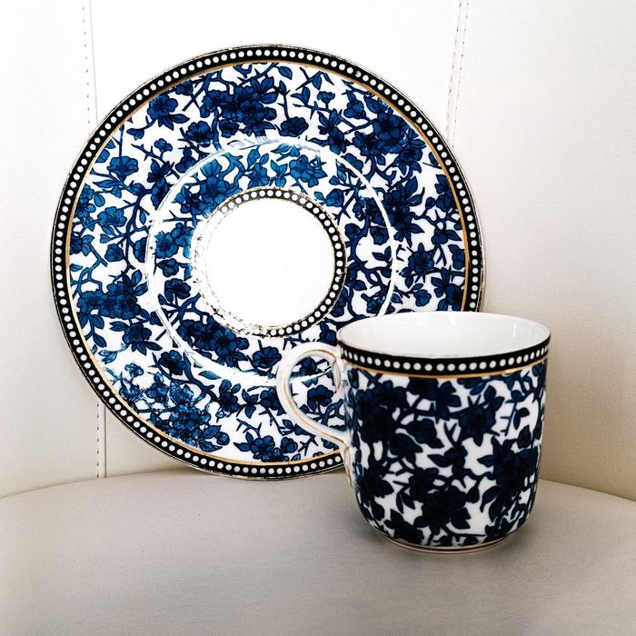 **WIELKA filiżanka porcelana stary COALPORT 1875_1881