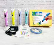 3D ручка дитяча PEN-2 з LCD-дисплеєм провідна від мережі пластик 9 м