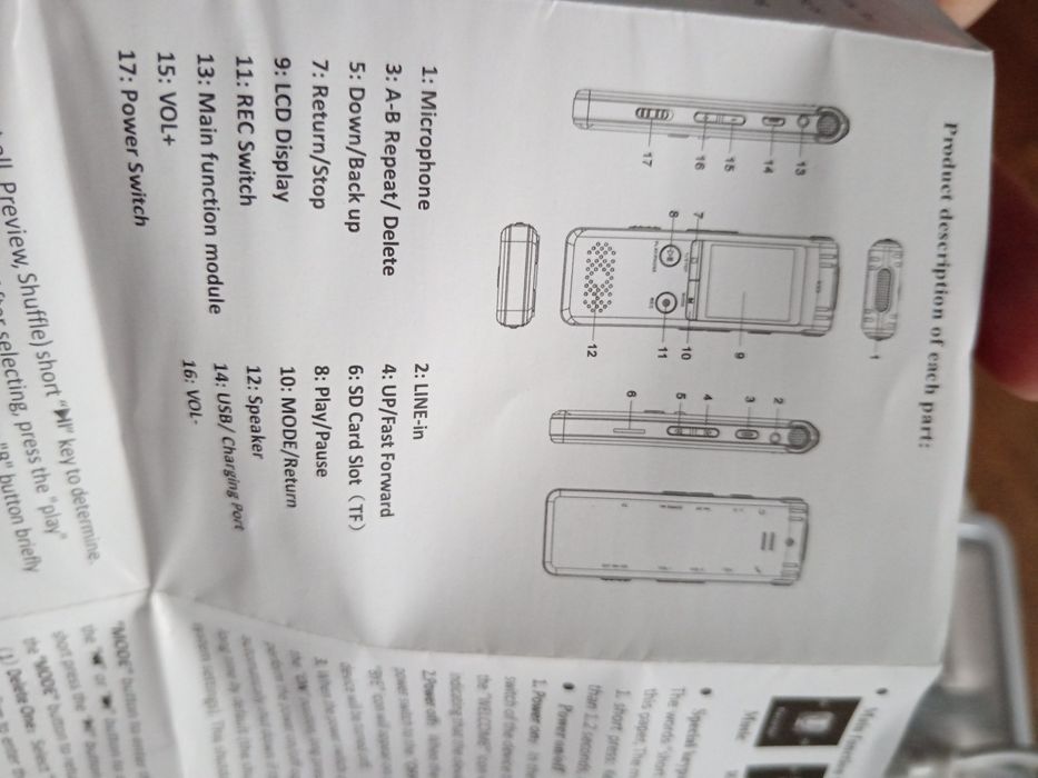 Новые мини диктофоны мр3