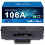 MYCARTRIDGE kompatybilny z HP 106A Kaseta z czarnym tonerem W1106A