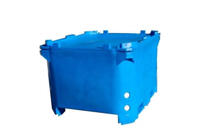 Contentor isotermico para conservacao de peixe
