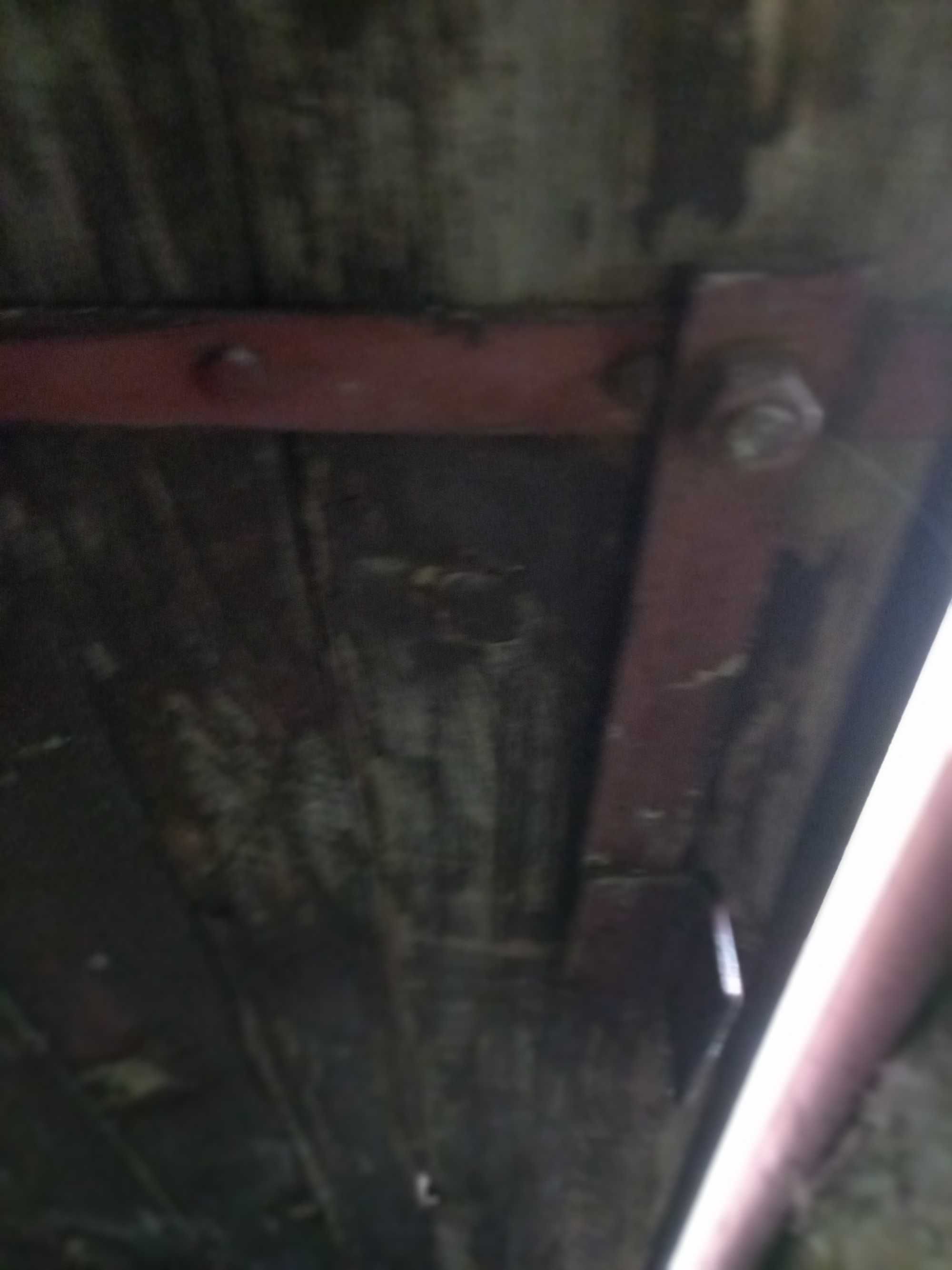 Brama garażowa drewniana stelaż metal do wiaty szopy itp.