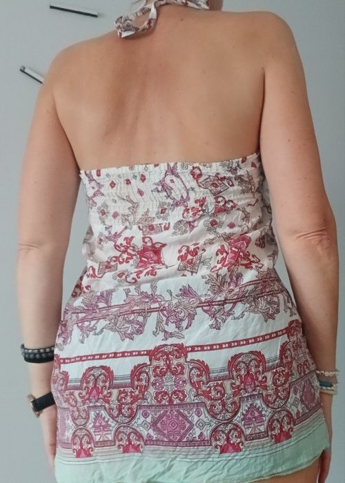 Śliczna tunika sukienka etno boho Bershka S 36 bluzka top