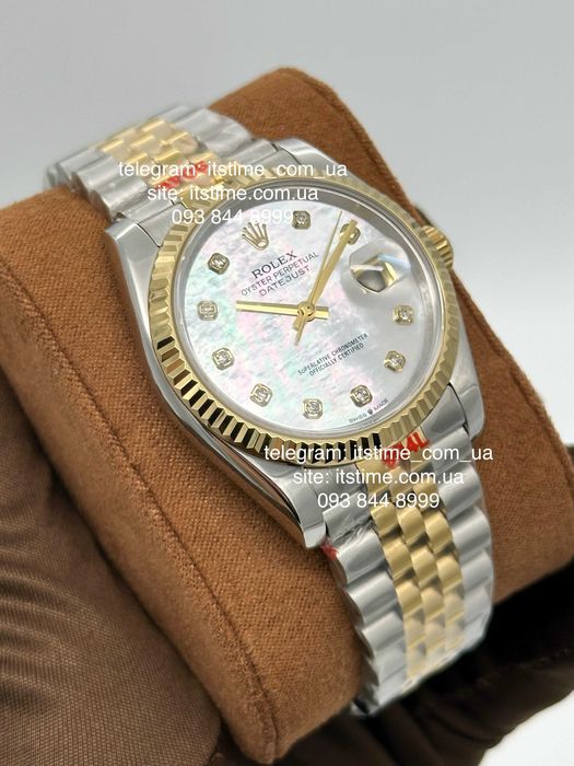 жіночий годинник Rolex Datejust 36 mm AAA усі кольори та варіанти