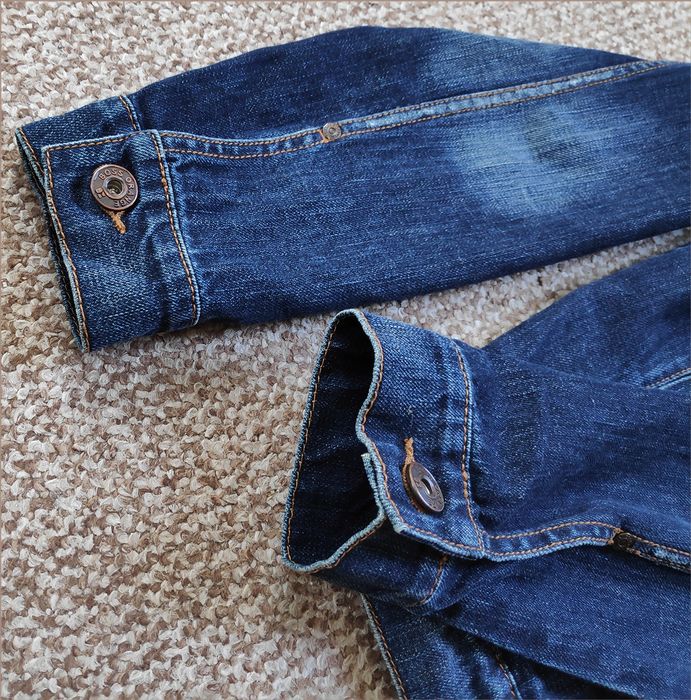 Hugo Boss orange downtown denim jacket джинсовая куртка оригинал L