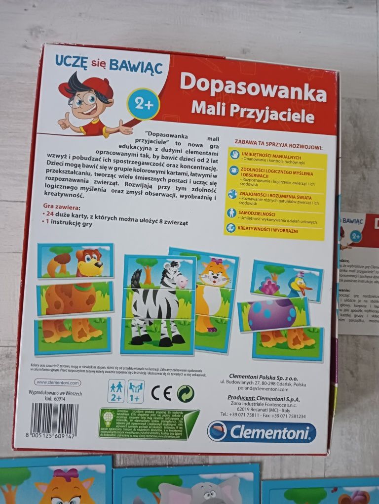 Dopasowanka puzzle Mali przyjaciele