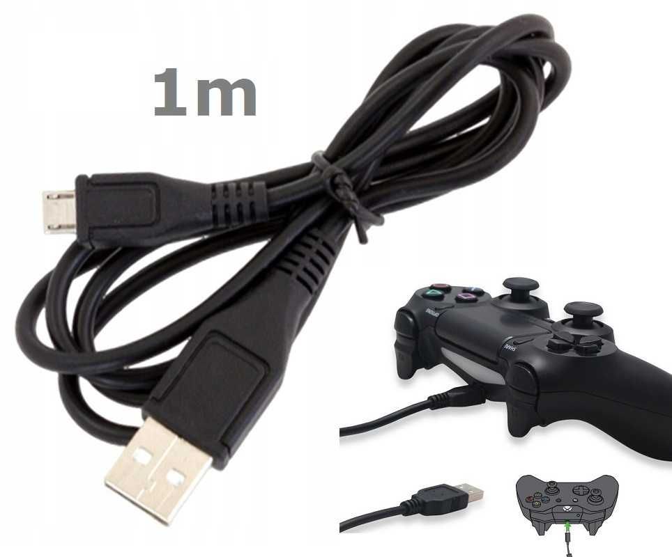 Kabel micro USB ładowanie Pad PS4 MicroUSB 1m * Video-Play Wejherowo