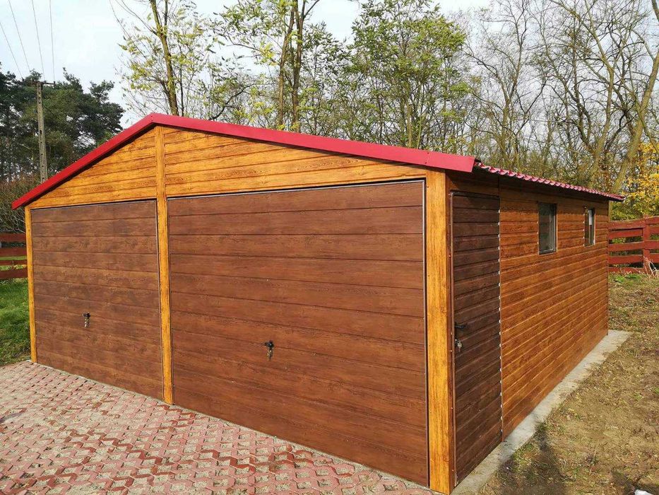 Garaż  blaszany 6x6  6x5,8