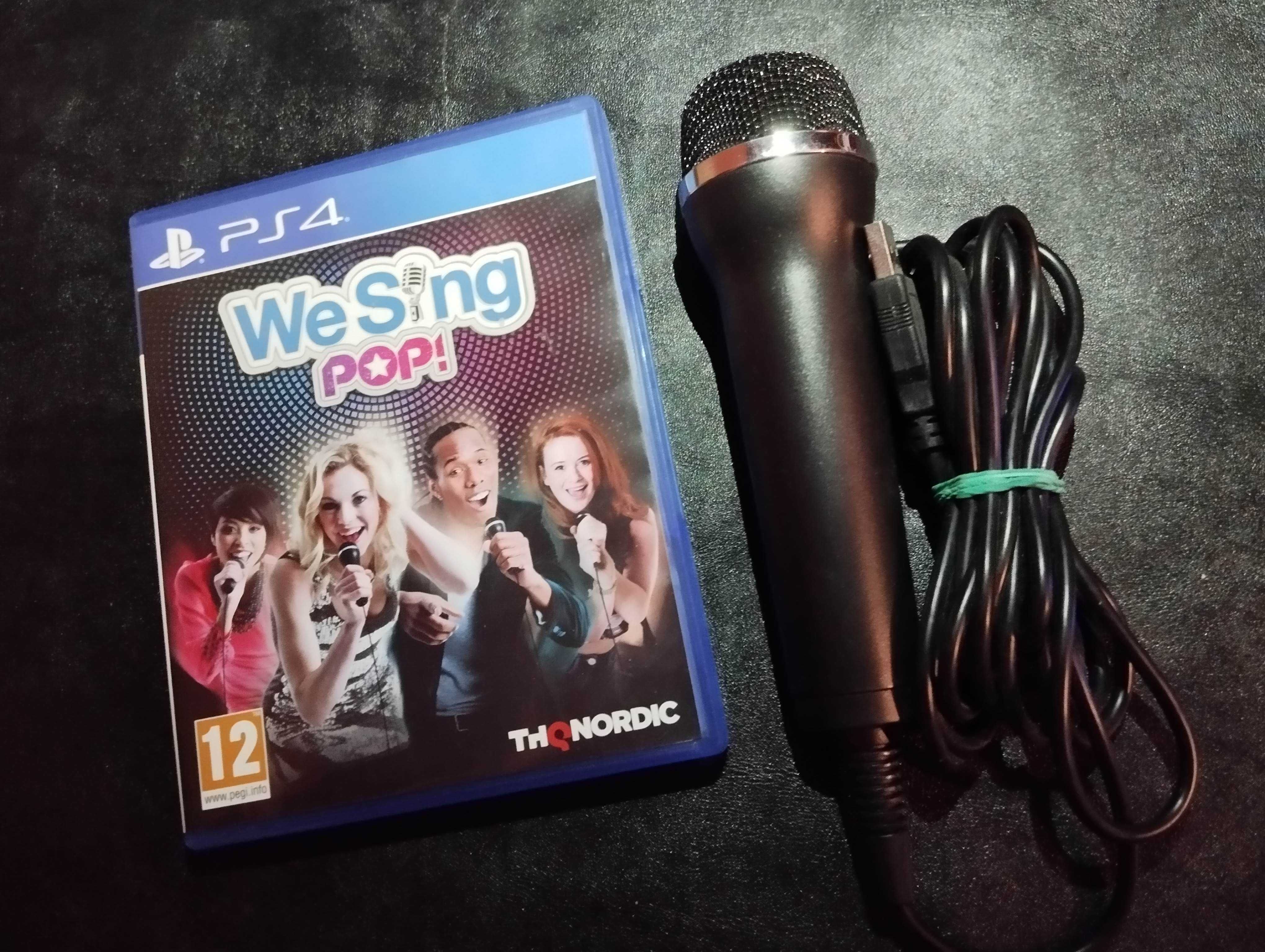 We Sing Pop + mikrofon - PS4 PS5 - unikat, duży wybór gier
