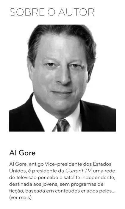 “Uma Verdade Inconveniente”, Al Gore