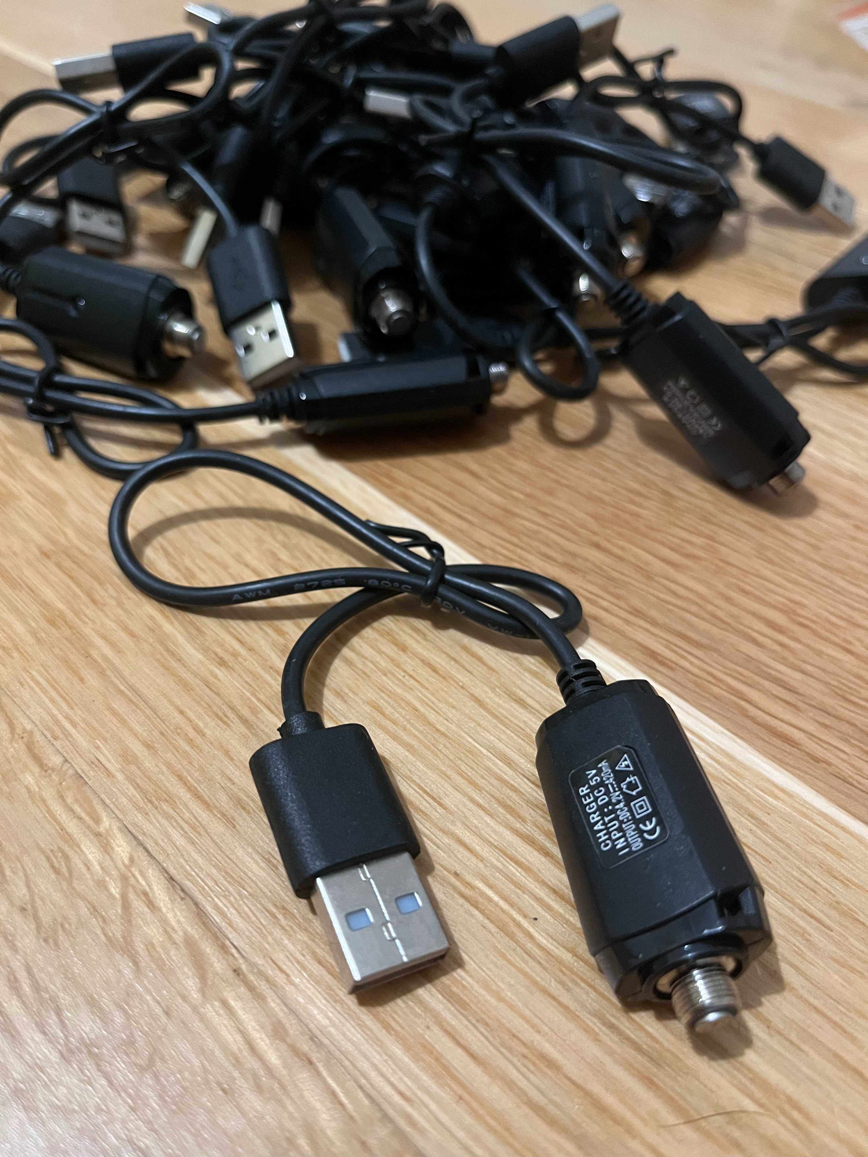 USB шнур-зарядка Li-ion 5V-4.2V 420mA с контроллером и LED-индикация)