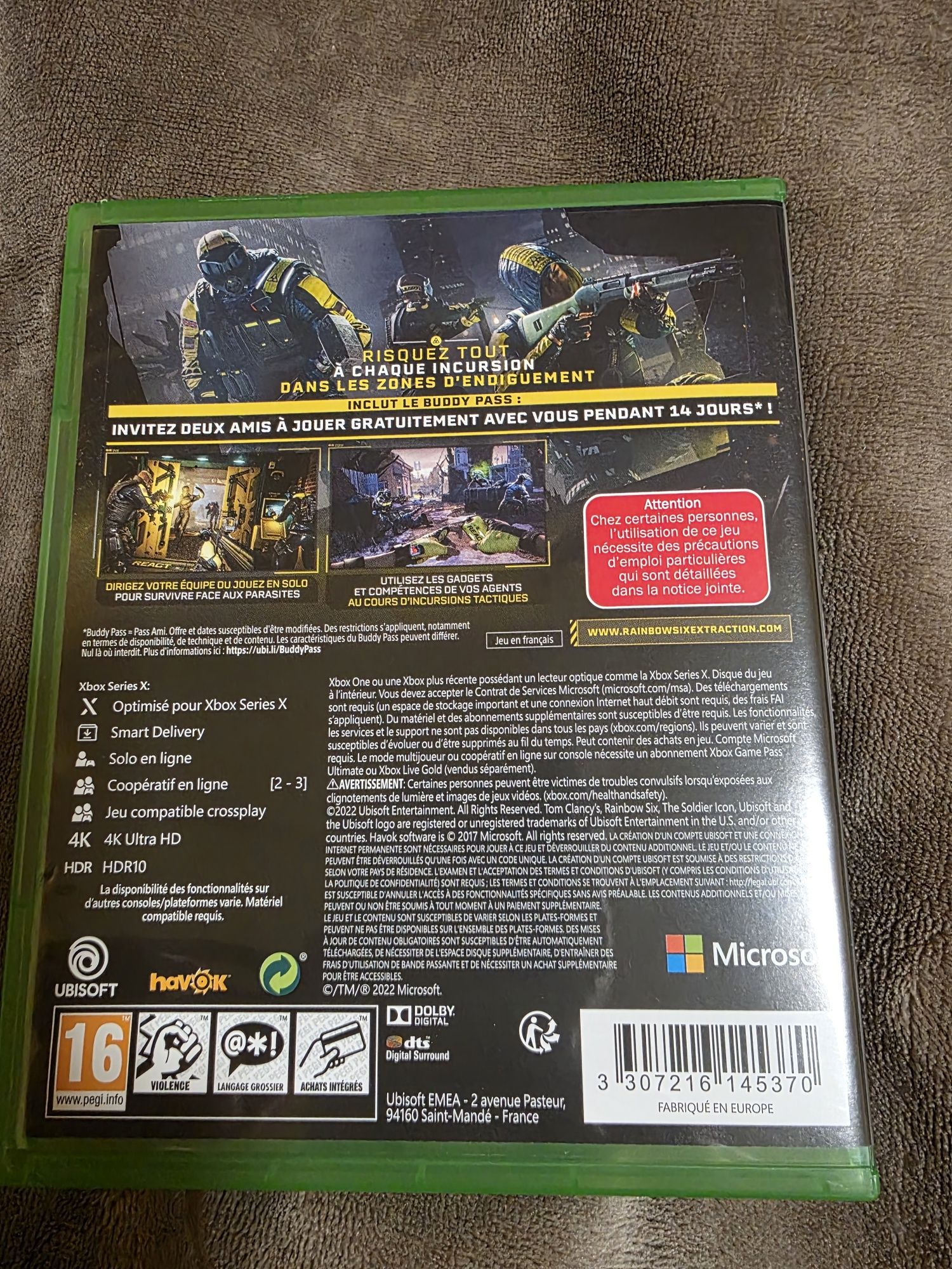 Rainbow six extraction xbox series x xbox one