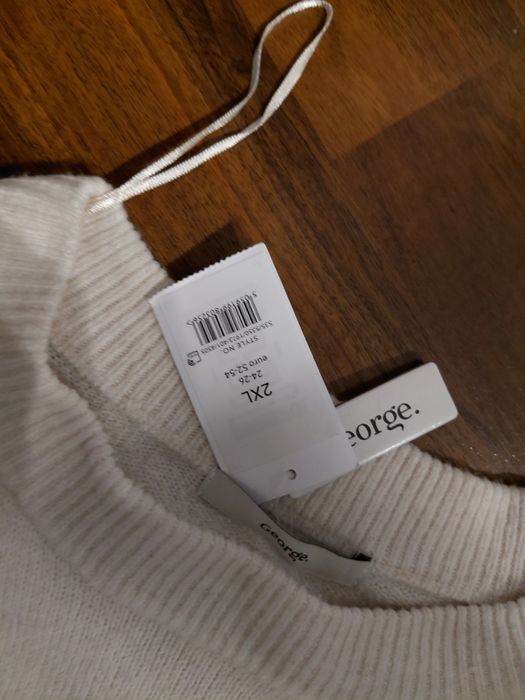 sweter oversize 52,54 paski