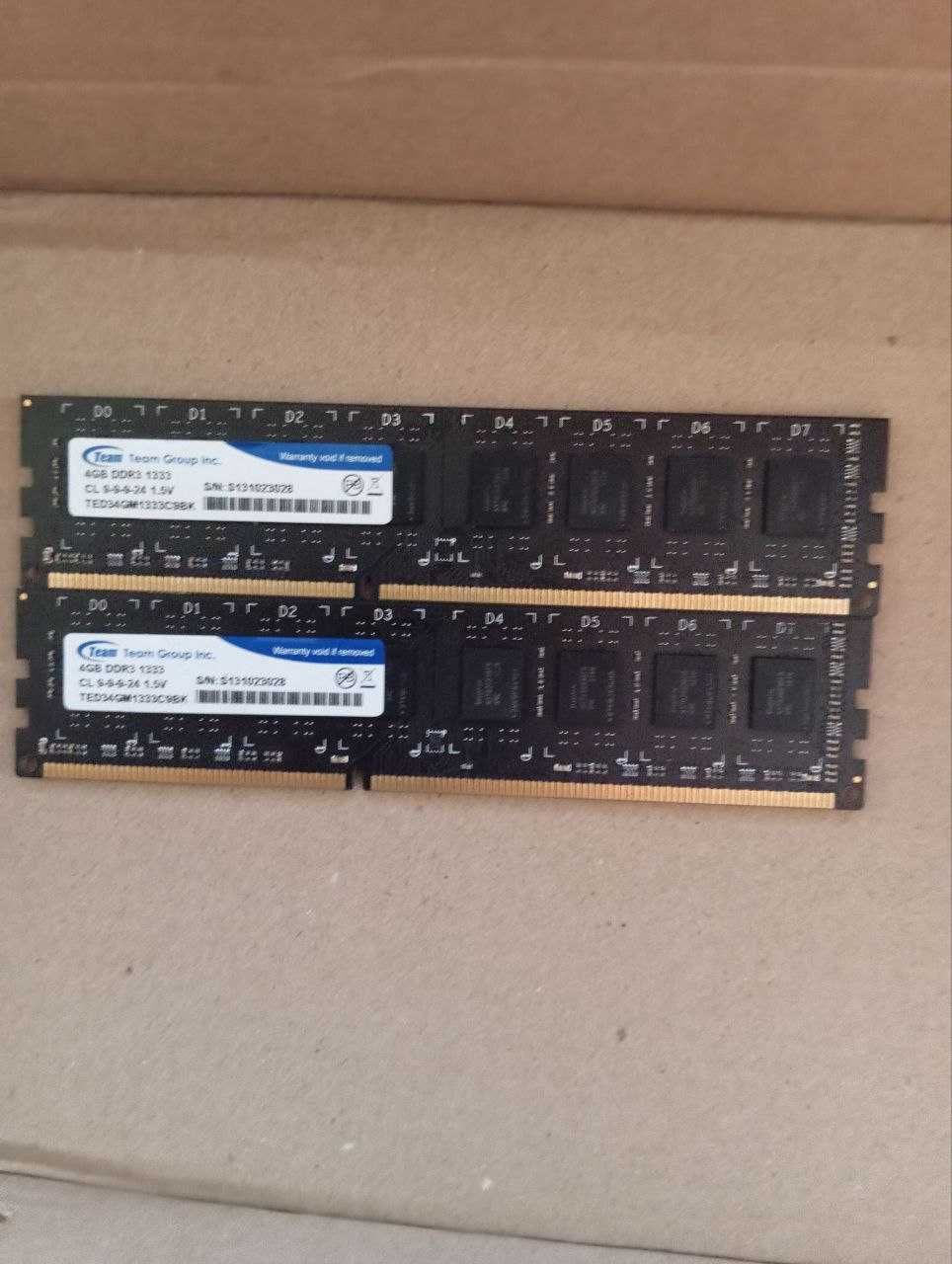 Оперативна пам'ять DDR3 8ГБ 1333 ГЦ