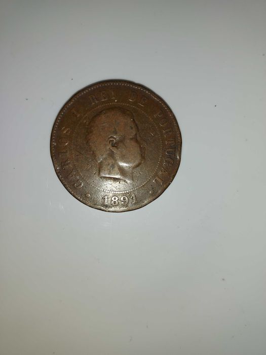 Conjunto de moedas Reis, 2 prata e 2 bronze