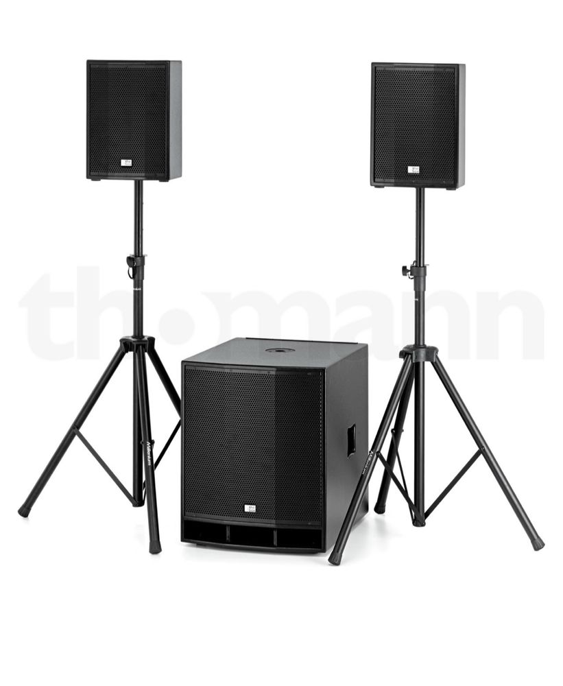 Wynajem zestaw nagłośnienia głośniki subwoofer oswietlenie PAR LED dym