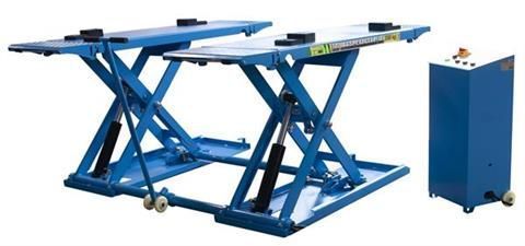 Podnośnik samochodowy nożycowy MOBILNY KPN-3500 3,5T 1000 mm