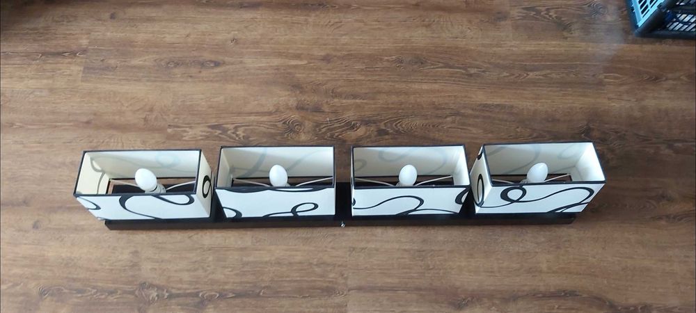 Lampa żyrandol na 3 i na cztery punkty świetlne