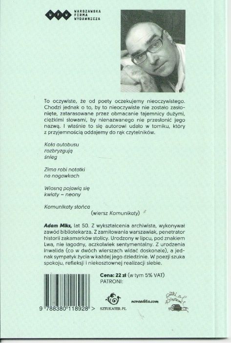 Z krajobrazów poety Adam Miks