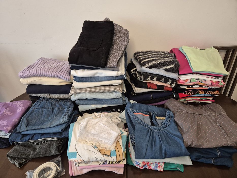 Wielka paka ubrań  76 sztuk dziewczynka 158 164